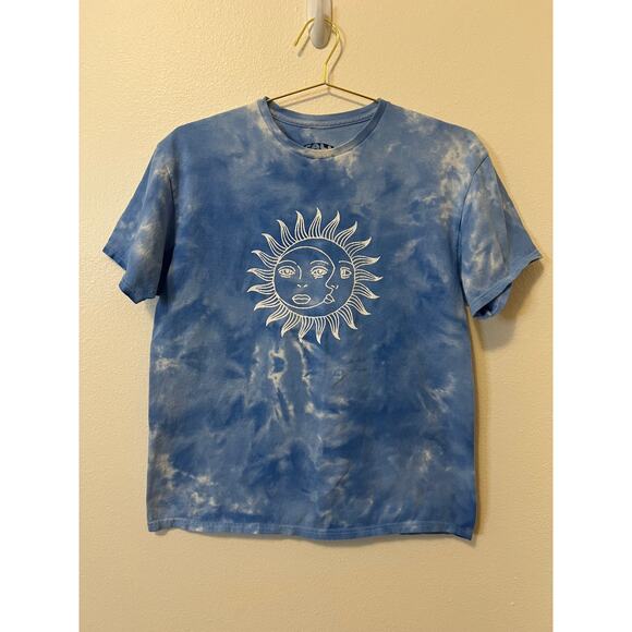 Call Your Mother Retro-Boho-Celestial- Sun Tie-Dye T-Shirt – Size Large - Picture 1 of 6